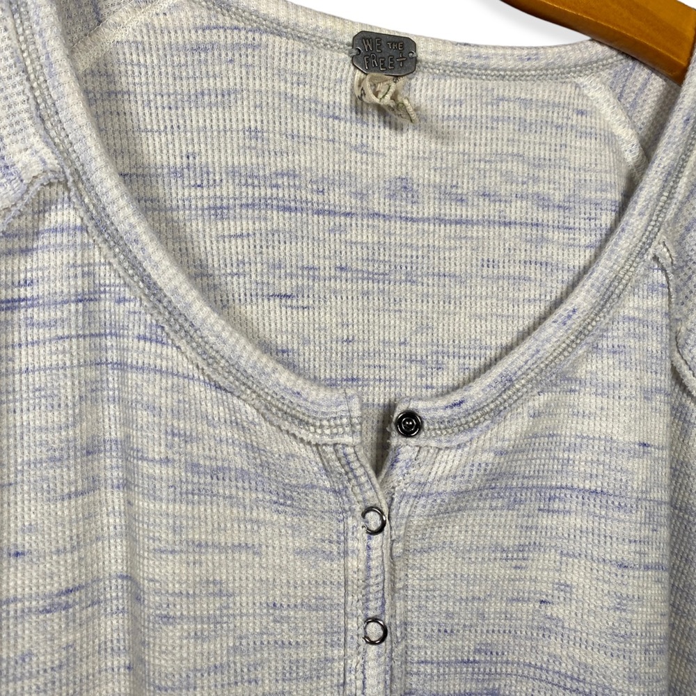Free People Heathered Gray Long Sleeve Tee - Picture 12 of 13